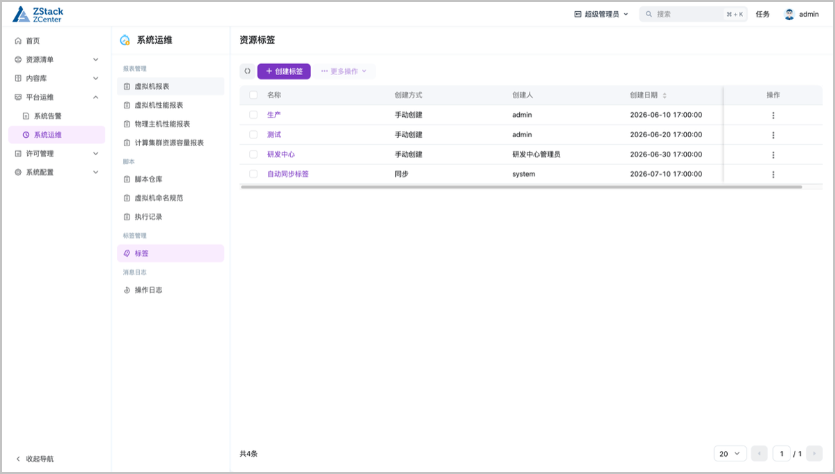 标签管理